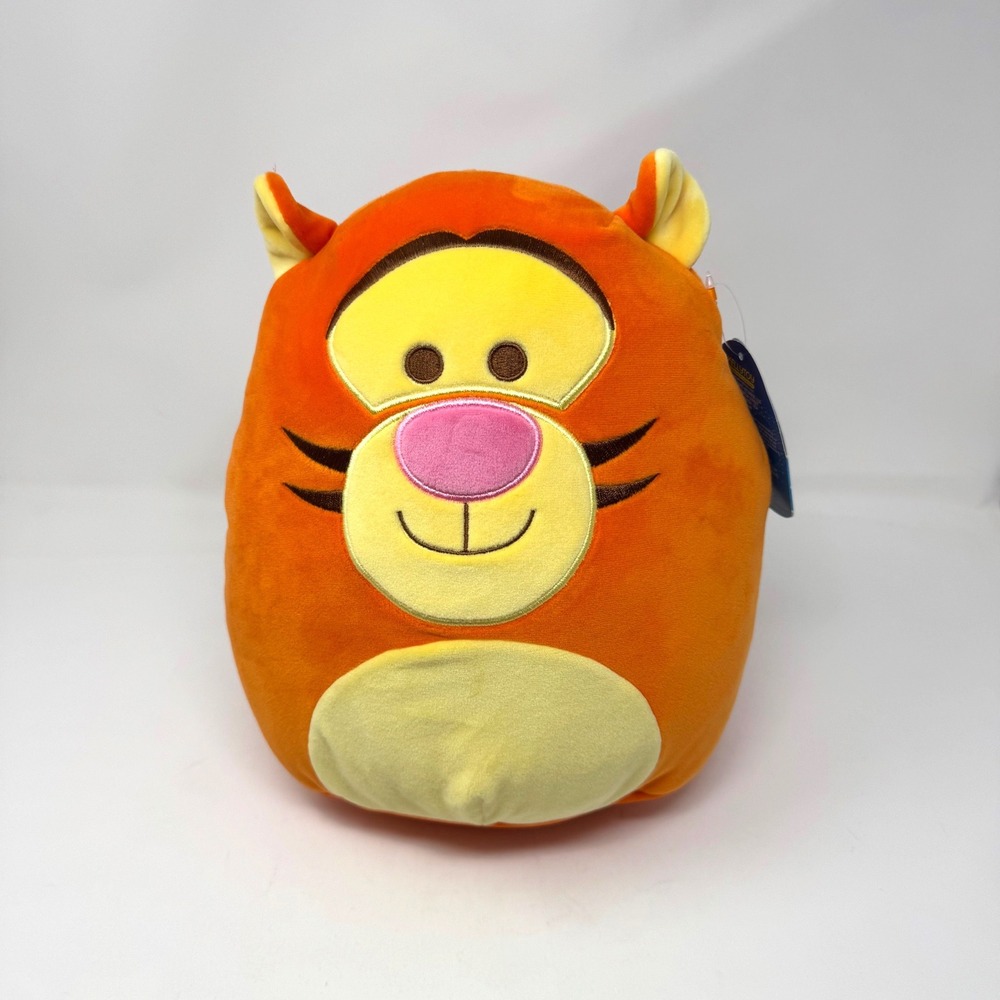 Squishmallows Disney Tigger 10 Inch Plush Kellytoy Winnie the Pooh Orange Tiger